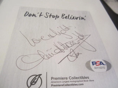 Olivia Newton-John Autographed Book Hollywood Film Actress Singer PSA COA Cover