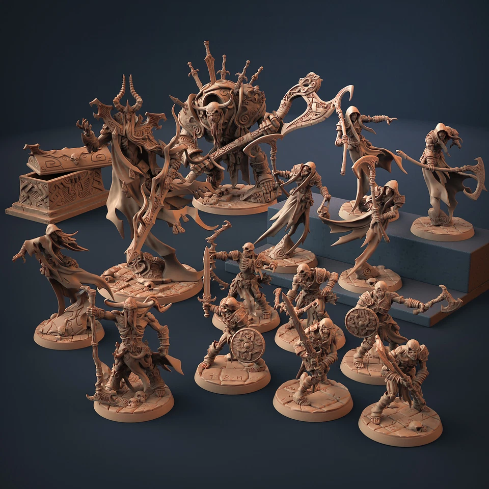 Artisan GuildMiniature D&D/wargames Darkness of the Lich Lord in resina 3d print