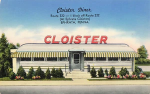 Ephrata PA Cloister Diner Off Route 222 Postcard - Picture 1 of 2