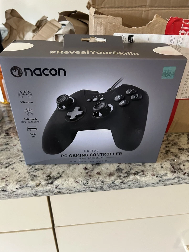 Nacon GC-100XF Wired Controller For PC- Black  - Image 1 of 3