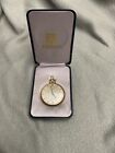 Tissot Stylist Pocket Watch Mechanical Manual Gold plated Open Face 42 mm Works