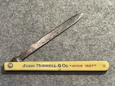 1904-1946 John Morrell and Company advertising knife w/bakelite handle SHIPS4FRE - Image 1 of 4