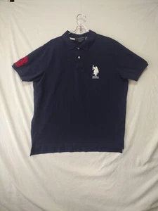 USPA U.S. US Polo Assn. assn XL Blue Polo Shirt - Picture 1 of 10