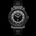 $1090 Msrp| Jbw Men's 562 Black Ion Stainless Steel Diamond Watch 50Mm