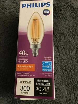 4B11 LED CLASSIC E12 827 CL-A DIM Philips - Image 1 of 4