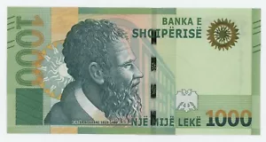 Albanien 1000 Leke 2019 Pick 78 UNC unzirkulierte Banknote - Bild 1 von 2