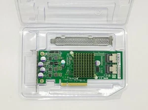 Supermicro AOC-S2308L-L8i 6Gbps SAS HBA FW: LSI 9207-8I P20 IT Mode FreeNAS - Picture 1 of 5