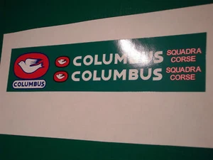 COLUMBUS " Squadra Corse " Décalque Ensemble Frais Oeuvre De Original. Anti - Picture 1 of 2
