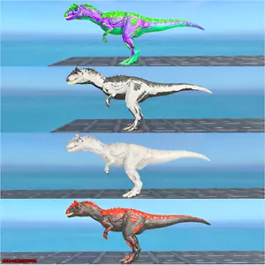 Allosaurus Mating Pair - Multi Colours Allo - Ark Ascended Crossplay PVE - Picture 1 of 9