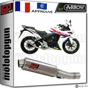 POT D ECHAPPEMENT GP GUN by ARROW ACIER HONDA CB 500 F 2013 13 2014 14 2015 15 - Imagen 1 de 3