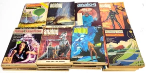 POSTEN VON 25 Science-Fiction-Zeitschriften zufällig ausgewählt Analog, Fantasy, Isaac Azim - Bild 1 von 10