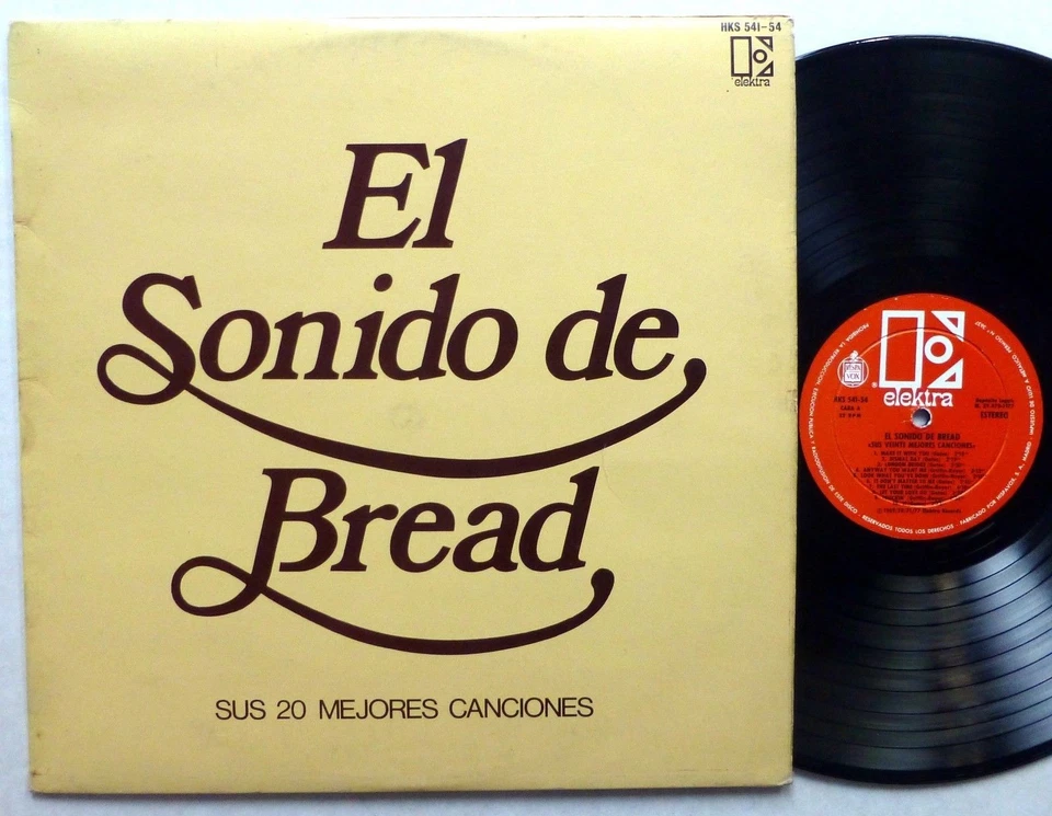 Bread El Sonido De Bread LP Espagnol Press Souple Rock Elektra h87 - Photo 1/1