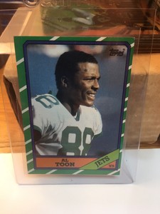 1986 Topps Al Toon Rookie RC #101 - New York Jets
