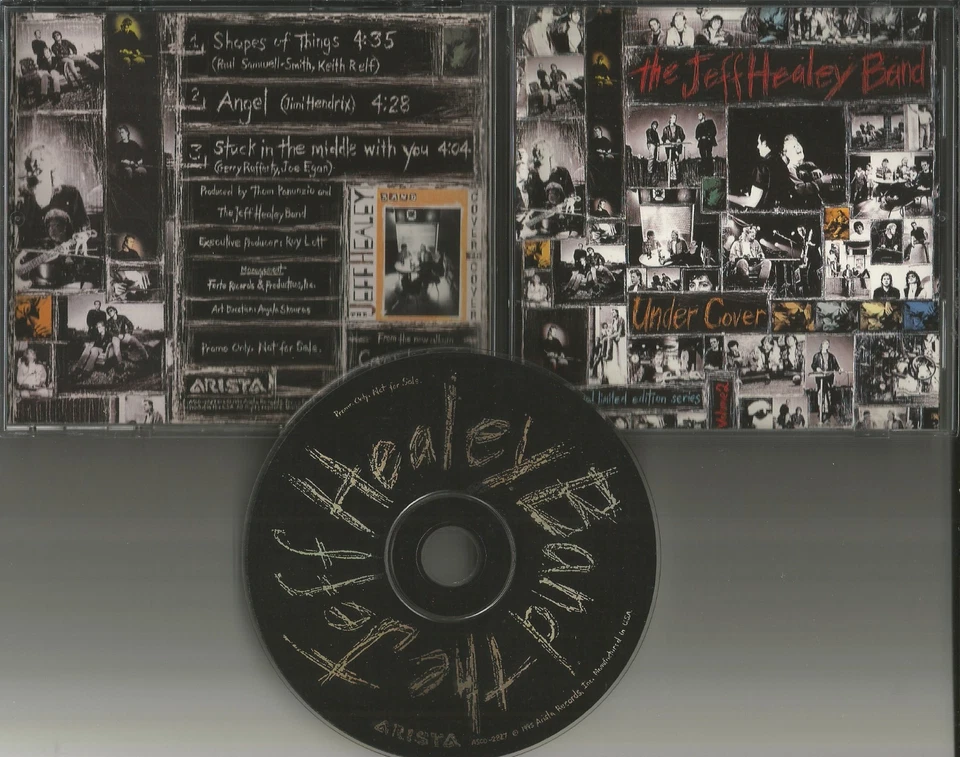 JEFF HEALEY 3trx SAMPLER  PROMO DJ CD single w/ YARDBIRDS & STEALERS WHEEL TRX Foto 1 de 1