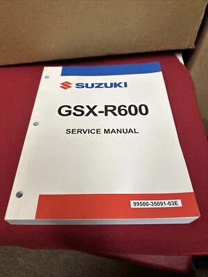 NEW !! Factory OEM SUZUKI 2005 GSX-R600  SERVICE MANUAL   99500-35091-03E - Image 1 of 4