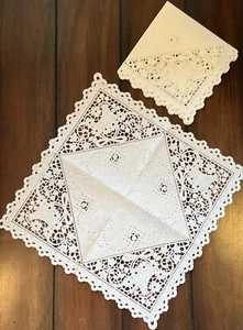 1 Artifacts vintage collection doily lace paper cocktail napkin decoupage - Picture 1 of 3