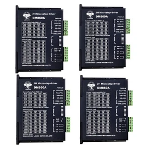 4 unidades controlador de motor paso a paso controladores DM860A 7.8A 24VDC ~ 80VDC& placa para Nema34/2 - Imagen 1 de 8