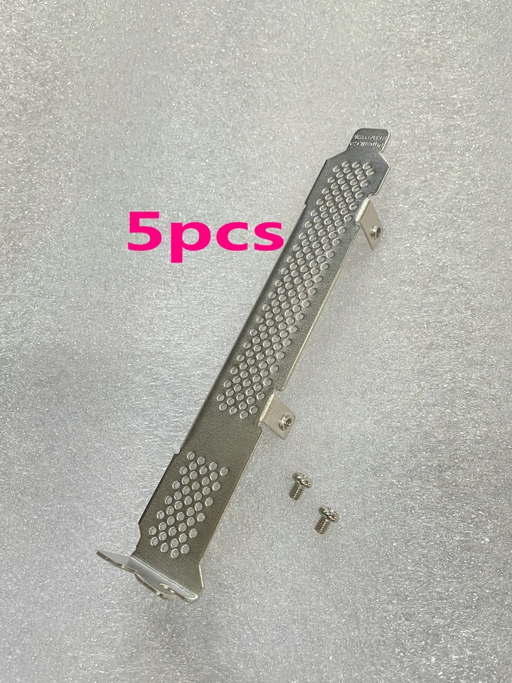 5pcs Low Full Height Bracket for IBM M1015 LSI  HP P400 Full Height Bracket - Image 1 of 4