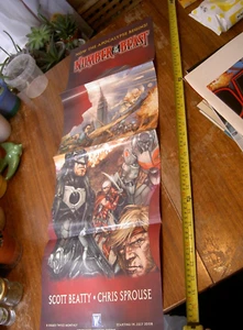 WILDSTORM COMICS NUMBER OF THE BEAST PROMO POSTER SCOTT BEATTY CHRISSPROUSE 2008 - Picture 1 of 3
