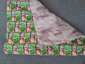 BRAND NEW HOMECRAFTED TOY STORY PRAM/BASSNETTE BLANKET 100% COTTON - Picture 1 of 1