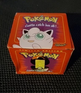 Pokémon Jigglypuff 23k vergoldete Sammelkarte & Pokeball rote Box versiegelt - Bild 1 von 7