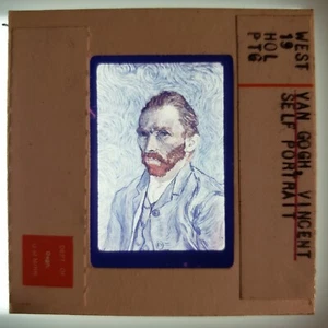 Vincent van Gogh Selbstporträt 1889 Kunst 35mm Dia - Bild 1 von 4