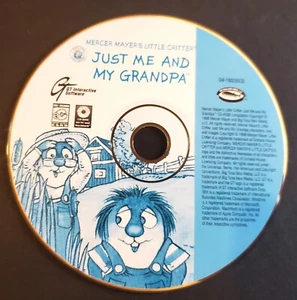Mercer Mayer's Little Critter - Just Me and My Grandpa Vintage CD-ROM 1998 GT - Afbeelding 1 van 4