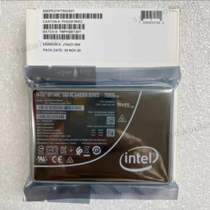 Intel Optane D4800X SSD 750GB 2.5'' SSD NVME PCIe 2x2 3D XPoint SSDPD21K750GA01 - Picture 1 of 1