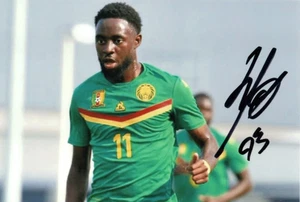 CAMEROON & MIDDLESBROUGH: JAMES LEA SILIKI SIGNED 6x4 ACTION PHOTO+COA - Picture 1 of 1