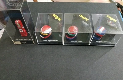 Lot of 3 F1 Collection Helmets + Fuel Pump - Image 1 of 4