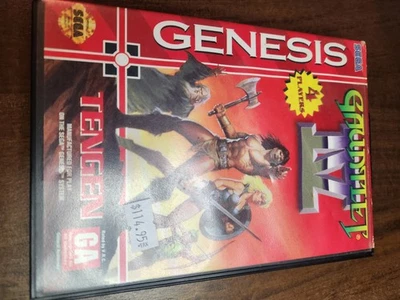 Gauntlet IV 4 - Sega Genesis - Box and Manual - Image 1 of 2