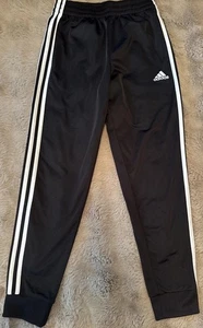 Adidas Boys Medium 10/12 Jogger Sweat Pants Black - Picture 1 of 2