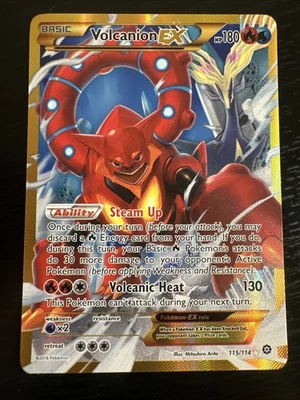 Volcanion EX (Secret) 115/114 XY - Steam Siege Holo NM - Image 1 of 2