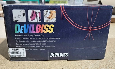 Devilbiss 905022 GPG Gravity 1.2 1.3 HE Spray Gun Kit with 900ML Cup - Image 1 of 4