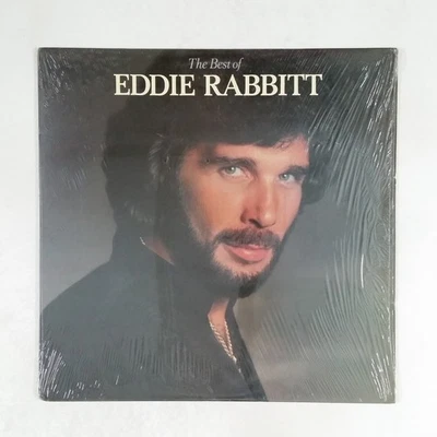 EDDIE RABBITT The Best Of 6E235 Elektra LP Vinyl VG++ Cover Shrink 1979 - Image 1 of 3