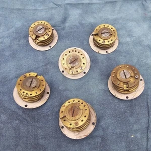 Antique Safe Wheel Packs & Combination Lock Dials - Picture 1 of 17