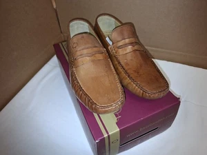UK Size 10 Base London Morgan, Washed Tan Leather Mens Shoes - Picture 1 of 13