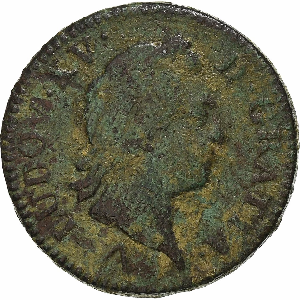 [#1511624] France, Louis XV, Sol à la vieille tête, 1769, Lille, Copper, VF - Image 1 of 2