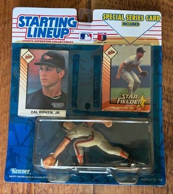 1993 Kenner Starting Lineup Cal Ripken Jr Action Figure Orioles MLB BASEBALL NEW - Image 1 of 2