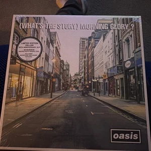 OASIS What’s The Story Morning Glory NEW 3LP DELUXE ORANGE VINYL W/HYPE STICKER  - Picture 1 of 4