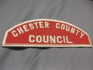 Neuwertig R/E Cheser County Council rot-weiß Streifen - Bild 1 von 1