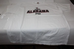 Crimson Tide Alabama Graphic T-Shirt Screen Print White Size 2XL Collectible - Picture 1 of 4