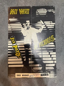 Rare Original 1978 Sex Pistols Sid Vicious ‘My Way' Promo Punk Poster 27.25x18.5 - Picture 1 of 10