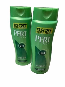 Lot Of 2 Pert Plus2in1Shampoo/Conditioner Med. Conditioning Formula Normal 500ml - Picture 1 of 3