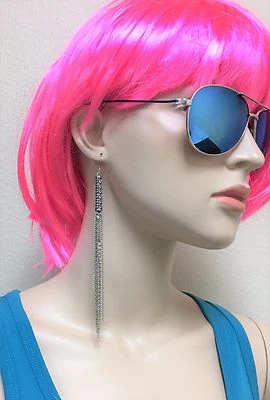 Nuovo Guess Color Argento, Lucertola Bacio, Catena, Filo, Strass, Pendente Hook - Immagine 1 di 4