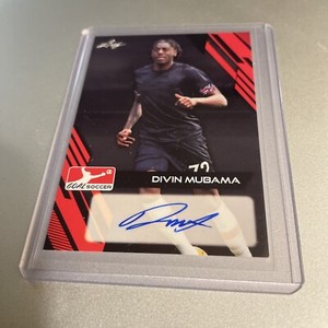 2023 Leaf Goal Soccer Divin Mubama AUTO Autograph Card #BA-DM3 (C1)