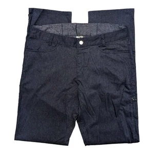 Club Ride Pants Mens Medium Blue Cycling Commuter 5 Pocket Nylon Stretch Pants - Picture 1 of 4