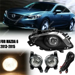 Luz antiniebla halógena para Mazda 6 2013-2015 cubierta de marco de parachoques luz de circulación diurna - Imagen 1 de 9