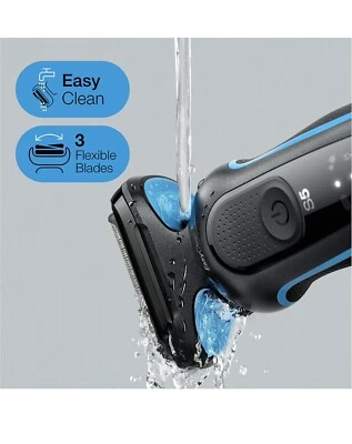 Braun Series 5 50-B1000s Rasoio Elettrico Wet&Dry - Blu - Immagine 1 di 3