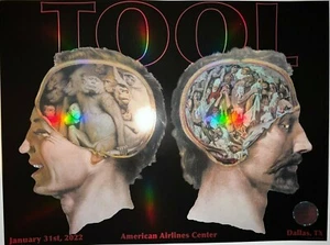 2022 TOOL DALLAS POSTER KONZERT TOUR 1/31/22 MOND PATROL/950! - Bild 1 von 2
